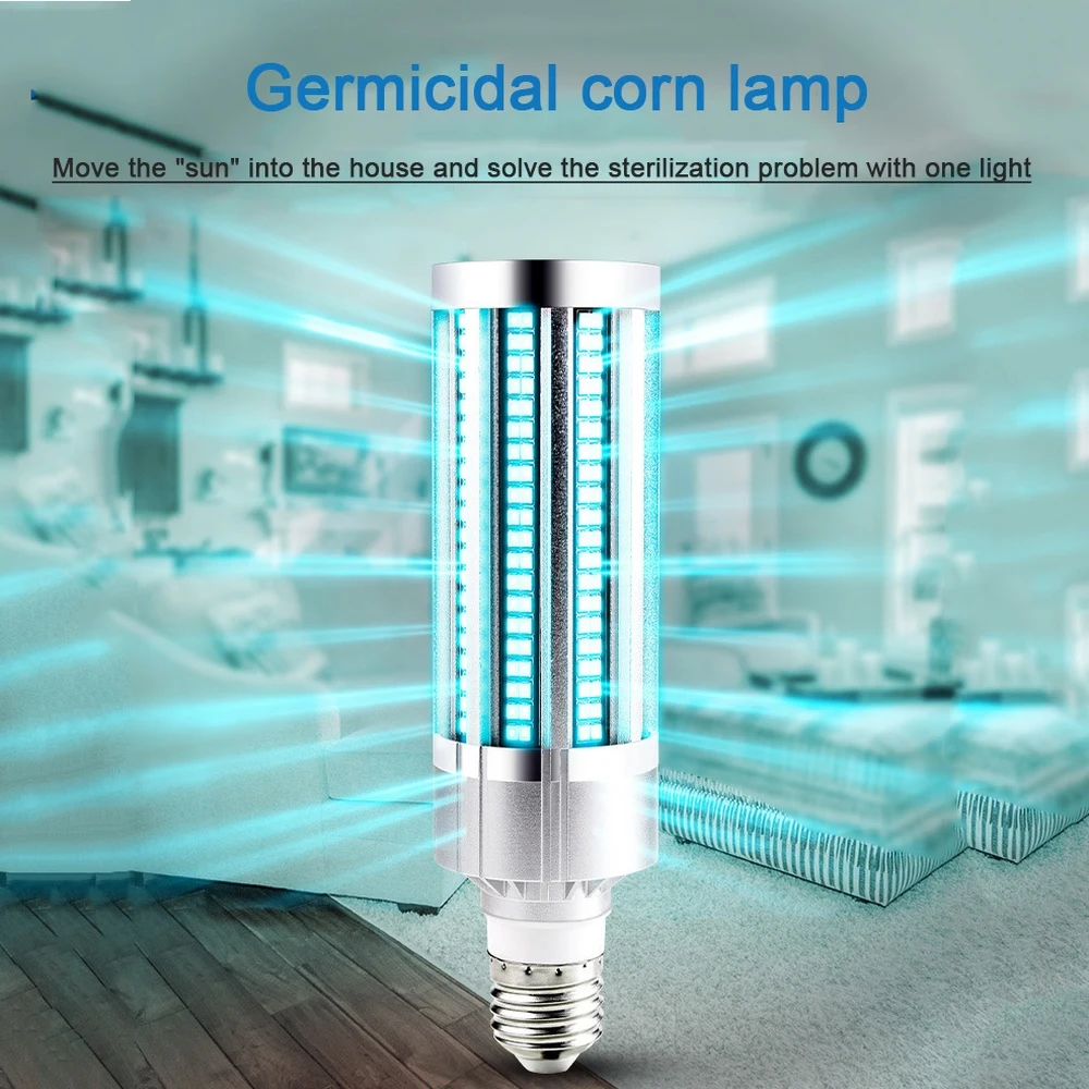 Фото Новинка 2020 домашняя Светодиодная лампа E27 с УФ-лампой для дезинфекции озона | Ультрафиолетовые лампы (4000814842134)