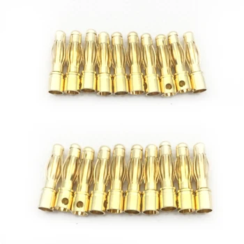 High Quality 10 Sets 4mm Gold-plated RC Battery Bullet Banana Plug Male Female Banana Connector
High Quality 10 Sets 4mm Gold-plated RC Battery Bullet Banana Plug Male Female Banana Connector