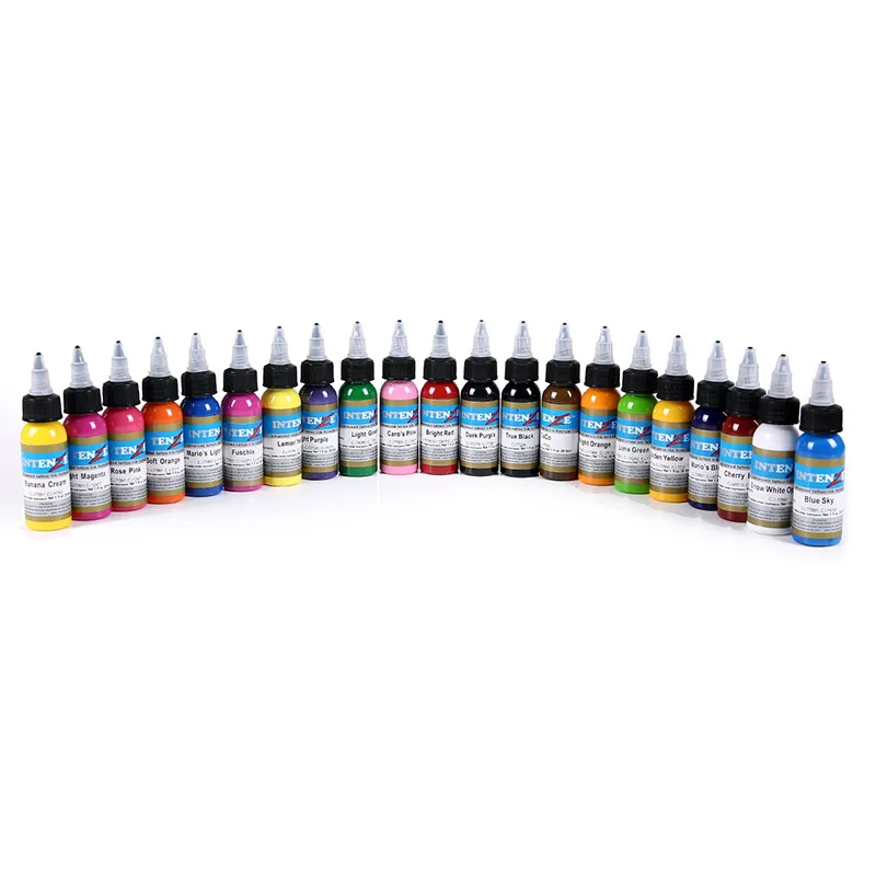 Professional 21pcs Permanent Body Paint Color Makeup Tattoo Ink Pigment Set 1oz/Bottle for Tattoo Artist Ink Set Supplies
Professional 21pcs Permanent Body Paint Color Makeup Tattoo Ink Pigment Set 1oz/Bottle for Tattoo Artist Ink Set Supplies