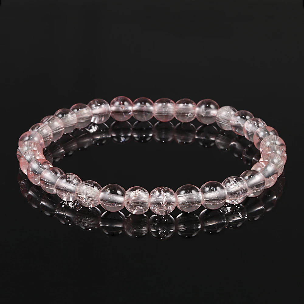 Drop Shipping Handmade Beaded Bracelets Pink Crystal Female Charms Bracelets for Women Natural Stone Wrap Bangles Jewelry Gifts
Drop Shipping Handmade Beaded Bracelets Pink Crystal Female Charms Bracelets for Women Natural Stone Wrap Bangles Jewelry Gifts