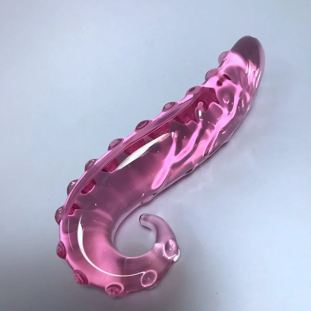 Розовый фаллоимитатор игрушки для взрослых длинная Анальная пробка женщин