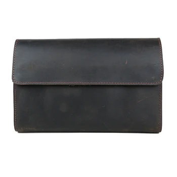 Tiding Luxury Italian Leather Mens Clutch Wallet Bag Vintage Soft Zipper Long Organizer Wallets Designer Purse Dark Brown 4062
Tiding Luxury Italian Leather Mens Clutch Wallet Bag Vintage Soft Zipper Long Organizer Wallets Designer Purse Dark Brown 4062