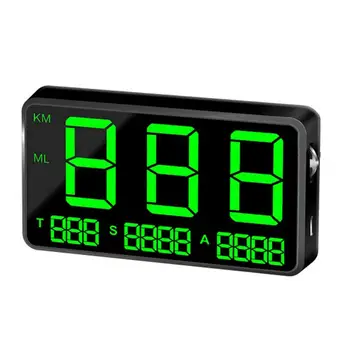 GPS Speedometer 4.5" GPS HUD Speedometer Head-Up Display Digital Car Speed Alarm System Universal For all Cars, Buses, Trucks
GPS Speedometer 4.5" GPS HUD Speedometer Head-Up Display Digital Car Speed Alarm System Universal For all Cars, Buses, Trucks
