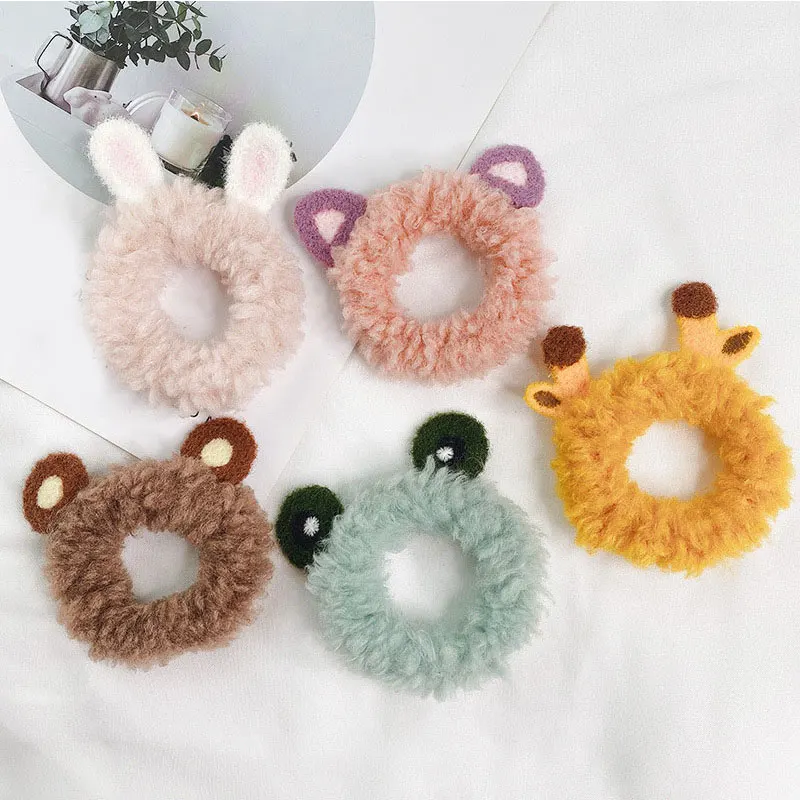 Elastic Hair Bands Soft Furry Hair Ring Plush Scrunchies Cartoon Children Hair Accessories Frog Giraffe Animal Ear Hair Rope
Elastic Hair Bands Soft Furry Hair Ring Plush Scrunchies Cartoon Children Hair Accessories Frog Giraffe Animal Ear Hair Rope