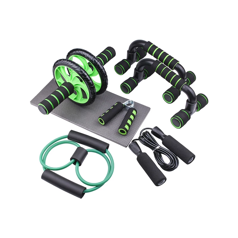 Exercise Tool Set Abdominal Power Roller Exercise Mat Skipping Rope Push Ups Bracket Grip Strength Device Gym Training Tools
Exercise Tool Set Abdominal Power Roller Exercise Mat Skipping Rope Push Ups Bracket Grip Strength Device Gym Training Tools