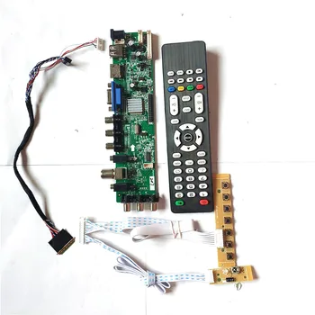 Fit BT156GW01 V.1/V.2/V.3/V.4/V.6/V.A 3663 TV digital AV HDMI VGA USB DVB screen upgrade 40pin LVDS 1366*768 LCD drive board Kit
Fit BT156GW01 V.1/V.2/V.3/V.4/V.6/V.A 3663 TV digital AV HDMI VGA USB DVB screen upgrade 40pin LVDS 1366*768 LCD drive board Kit