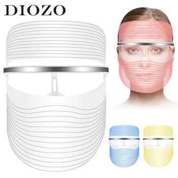 DIOZO Led Facial Mask 3 Color Light Face Mask Therapy Instrument For Skin Rejuvenation Anti Acne Wrinkle Beauty Treatment Tool
DIOZO Led Facial Mask 3 Color Light Face Mask Therapy Instrument For Skin Rejuvenation Anti Acne Wrinkle Beauty Treatment Tool