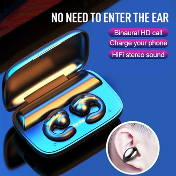Bone Conduction Wireless Headphones Bluetooth 5.0 Earphone With Charging Case 2200mAh Wireless Sports Music Earbuds Head
Bone Conduction Wireless Headphones Bluetooth 5.0 Earphone With Charging Case 2200mAh Wireless Sports Music Earbuds Head