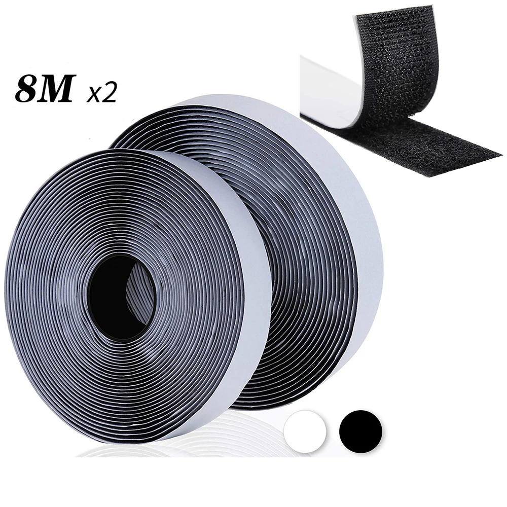 20mm wide 8 m/roll adhesive Hook and Loop fastener Tape No Glue adhesive Sewing-on strips Magic tape
20mm wide 8 m/roll adhesive Hook and Loop fastener Tape No Glue adhesive Sewing-on strips Magic tape