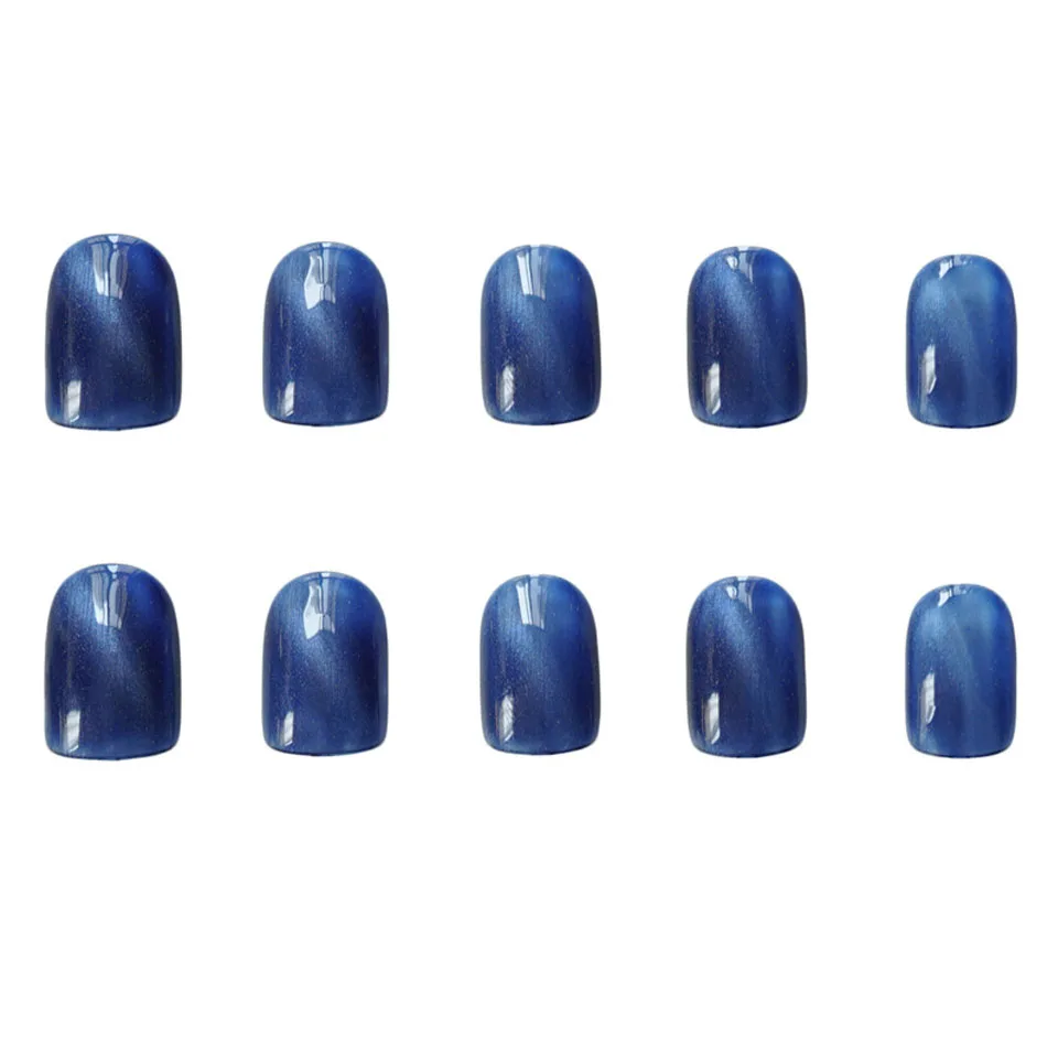 24sheet High-end fake nails, blue cat eye fake nails, three-color optional fake nails, artificial nails
24sheet High-end fake nails, blue cat eye fake nails, three-color optional fake nails, artificial nails