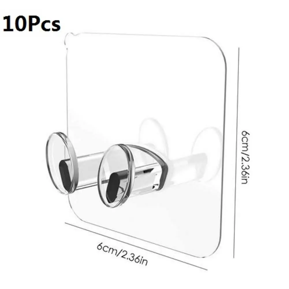 Wall Hooks Strong Transparent Storage Hook Power Plug Socket Holder Wall Adhesive Hanger Home Kitchen Suction Cup Sucker
Wall Hooks Strong Transparent Storage Hook Power Plug Socket Holder Wall Adhesive Hanger Home Kitchen Suction Cup Sucker
