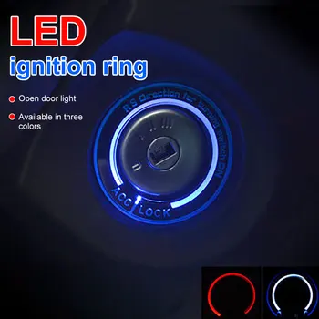 GISAEV Car Ignition Key Ring LED Light Decoration sticker for Auto Accessories for Ford Focus 2 Focus 3 Kuga Mondeo
GISAEV Car Ignition Key Ring LED Light Decoration sticker for Auto Accessories for Ford Focus 2 Focus 3 Kuga Mondeo