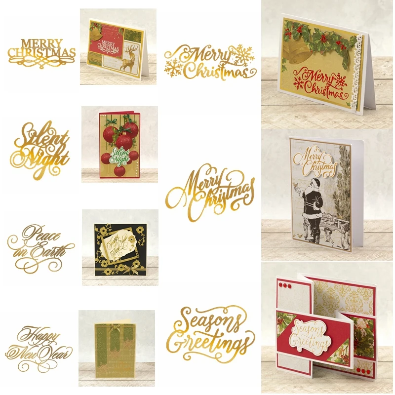 Merry Christmas Happy New Year Alphabet Letter Sentence Hot Foil Plates Making Cards Scrapbook Craft Embossing Paper New Plates
Merry Christmas Happy New Year Alphabet Letter Sentence Hot Foil Plates Making Cards Scrapbook Craft Embossing Paper New Plates