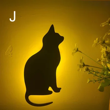 Voice Light Sensor Switch Cat Night Light LED Projection Light Wall Lamp Silhouette Lights Animal Light Bedroom DTT88
Voice Light Sensor Switch Cat Night Light LED Projection Light Wall Lamp Silhouette Lights Animal Light Bedroom DTT88