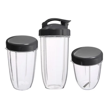 3Pcs Replacement Cups 32 Oz Colossal +24 Oz Tall +18oz Small Cup+3 Lids For Nutribullet Fruit Juicer Parts Kitchen Appliance Bot
3Pcs Replacement Cups 32 Oz Colossal +24 Oz Tall +18oz Small Cup+3 Lids For Nutribullet Fruit Juicer Parts Kitchen Appliance Bot