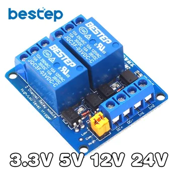 3.3V 5V 12V 24V 2 Channel Relay Module support High and Low Level with Optocoupler Relay Output 2 way Relay Module for Arduino
3.3V 5V 12V 24V 2 Channel Relay Module support High and Low Level with Optocoupler Relay Output 2 way Relay Module for Arduino
