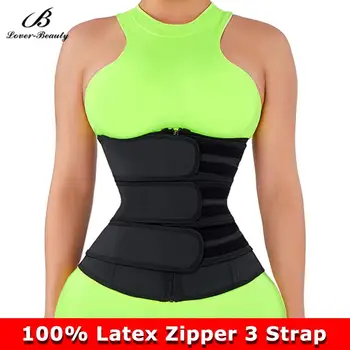 Lover Beauty Latex Waist Trainer 3 Straps High Compress Tummy Control Modeling Belt Waist Trimmer Body Shaper Girdle For Women
Lover Beauty Latex Waist Trainer 3 Straps High Compress Tummy Control Modeling Belt Waist Trimmer Body Shaper Girdle For Women