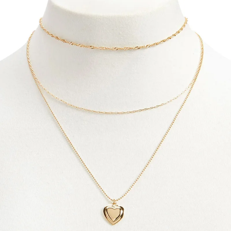 Tassel Chain Love Heart Pendant Necklace Fashion Gold Silver Color Metal Clavicle Necklaces for Women Collar Jewelry XL221
Tassel Chain Love Heart Pendant Necklace Fashion Gold Silver Color Metal Clavicle Necklaces for Women Collar Jewelry XL221