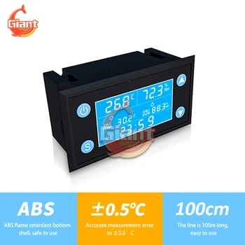W1212 Digital Thermostat Temperature Humidity Controller Humidistat Thermometer Hygrometer Control Switch Fridge Car Thermostat
W1212 Digital Thermostat Temperature Humidity Controller Humidistat Thermometer Hygrometer Control Switch Fridge Car Thermostat