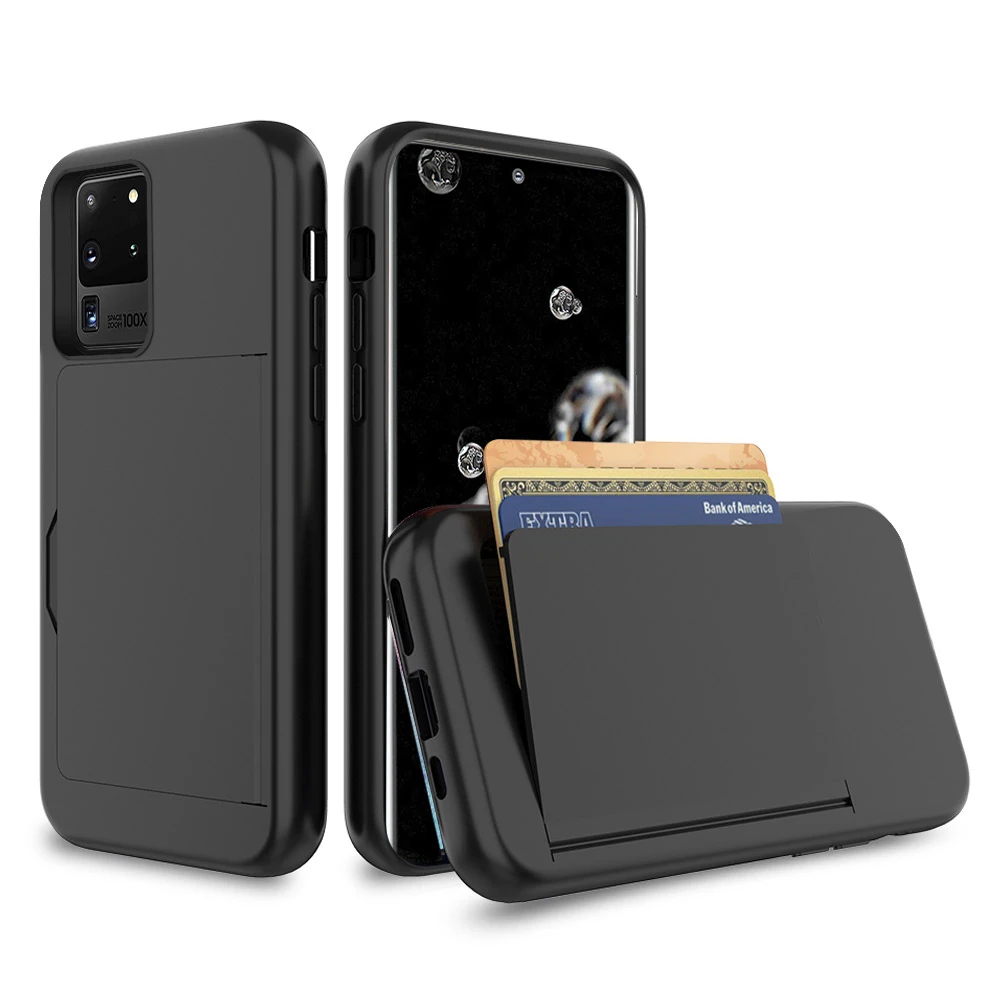 For Samsung S20 S20 Ultra Case Card Slot Dual Layer TPU + PC Hybrid Cover Shockproof Protective Shell for Samsung S20 Plus Case
For Samsung S20 S20 Ultra Case Card Slot Dual Layer TPU + PC Hybrid Cover Shockproof Protective Shell for Samsung S20 Plus Case
