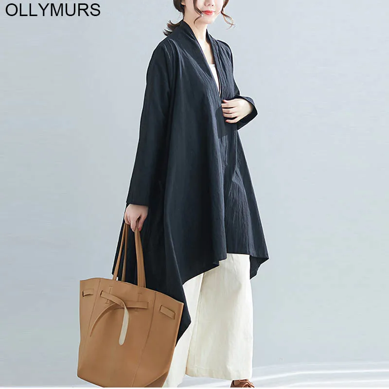 2019 New Female Loose Cotton Thin Open Stitch Clothes Women Outerwear Plus Size Autumn Jackets Coats Casual Lady Long Sleeve
2019 New Female Loose Cotton Thin Open Stitch Clothes Women Outerwear Plus Size Autumn Jackets Coats Casual Lady Long Sleeve