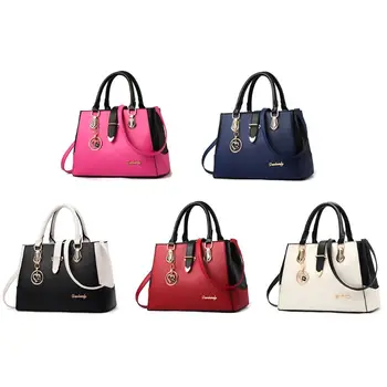 New Fashion Lady Handbag PU Color Matching Simple Wild Women Shoulder Bag Messenger LX9F
New Fashion Lady Handbag PU Color Matching Simple Wild Women Shoulder Bag Messenger LX9F