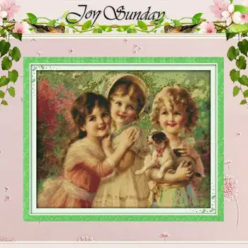 Three Little Angels Patterns Counted Cross Stitch DIY 11CT 14CT Cross Stitch Set Chinese Cross-stitch Kits Embroidery Needlework
Three Little Angels Patterns Counted Cross Stitch DIY 11CT 14CT Cross Stitch Set Chinese Cross-stitch Kits Embroidery Needlework