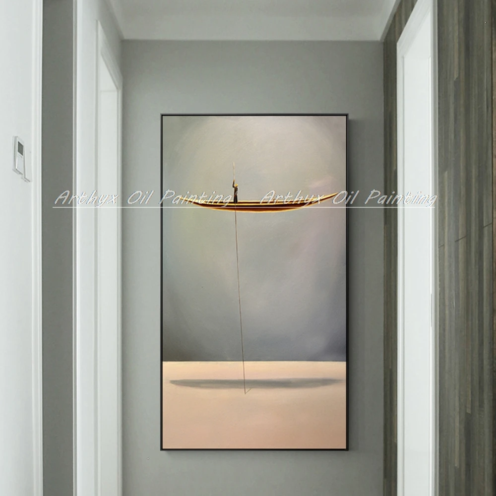 Arthyx Hand-Painted Boat Natural Landscape Oil Paintings On Canvas,Wall Art,Abstract Creative Picture For Living Room,Home Decor
Arthyx Hand-Painted Boat Natural Landscape Oil Paintings On Canvas,Wall Art,Abstract Creative Picture For Living Room,Home Decor