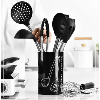 8pcs/set Silicone Kitchenware Cooking Utensils Set Heat-Resistant Kitchen Non-Stick Stainless steel handle Cookware Baking Tools
8pcs/set Silicone Kitchenware Cooking Utensils Set Heat-Resistant Kitchen Non-Stick Stainless steel handle Cookware Baking Tools