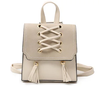 New women's bag retro style solid color PU female hair style backpack simple backpack 
New women's bag retro style solid color PU female hair style backpack simple backpack