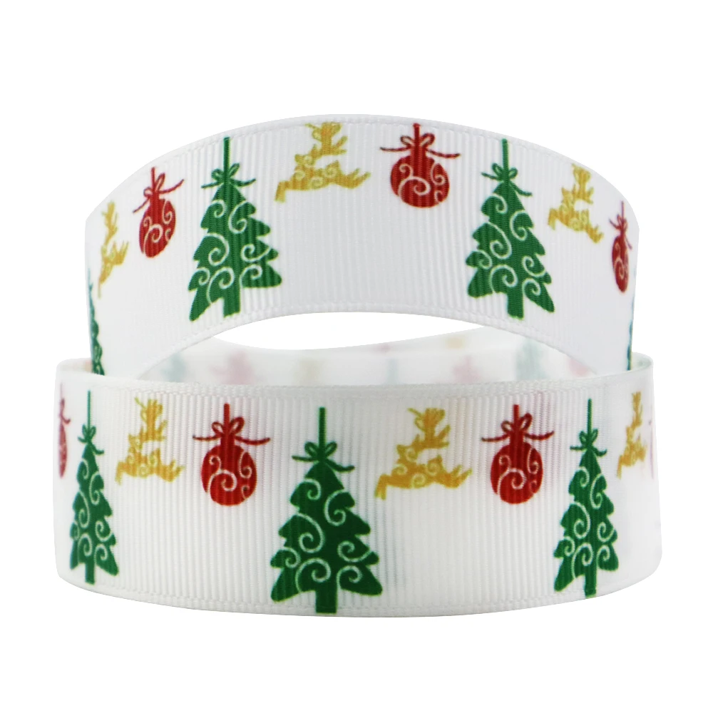 New Christmas Tree Printed Grosgrain Ribbon Fabric for Decoration Party Gift Wrapping DIY Sewing Accessories,50Yc3045
New Christmas Tree Printed Grosgrain Ribbon Fabric for Decoration Party Gift Wrapping DIY Sewing Accessories,50Yc3045