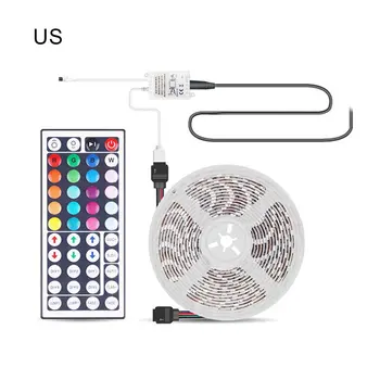 5M LED Light Strip With 60LED/m Drop Glue 3528RGB Color 24/44 Keys Controller Set Led Decorative Light Strip
5M LED Light Strip With 60LED/m Drop Glue 3528RGB Color 24/44 Keys Controller Set Led Decorative Light Strip