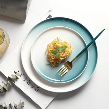 Creative Italian pasta plate western steak dish household personality large dinner tray tableware YHJ032304
Creative Italian pasta plate western steak dish household personality large dinner tray tableware YHJ032304