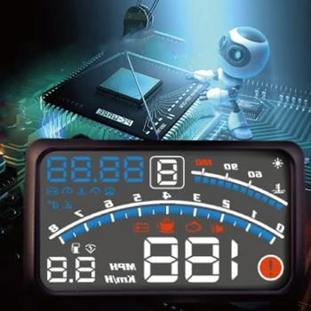Easy Install Digital Speedometer Car Mounted Dashboard Head Up Display Driving Overspeed Warning LED Screen Universal Electronic
Easy Install Digital Speedometer Car Mounted Dashboard Head Up Display Driving Overspeed Warning LED Screen Universal Electronic