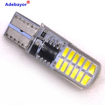 100pcs T10 W5W led strobe flash silicone gel light 194 168 3014 24LED LED blink Light Bulb Clearance Lights 12V 2 model Lights
100pcs T10 W5W led strobe flash silicone gel light 194 168 3014 24LED LED blink Light Bulb Clearance Lights 12V 2 model Lights