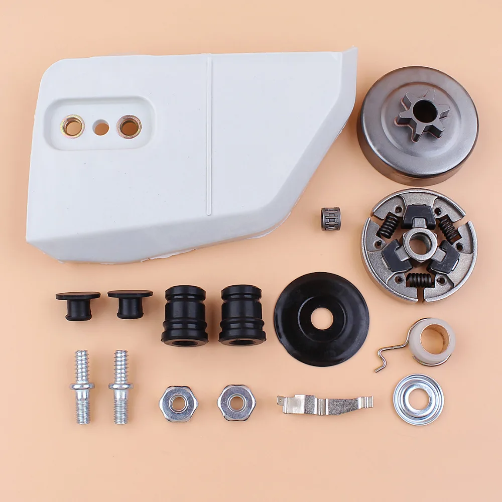 Clutch Drum Sprocket Cover Bar Nuts Studs AV Buffer Worm Gear Kit For STIHL 017 018 MS170 MS180 MS 180 170 Chainsaw Parts
Clutch Drum Sprocket Cover Bar Nuts Studs AV Buffer Worm Gear Kit For STIHL 017 018 MS170 MS180 MS 180 170 Chainsaw Parts