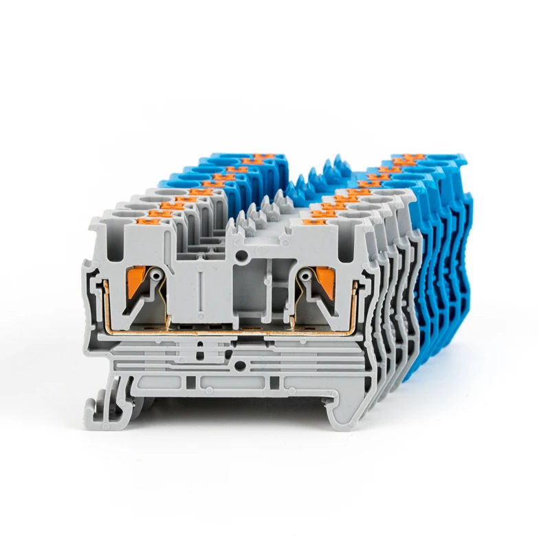 PT2.5 quick wiring arrangement push-in terminal wire connector Din Rail Combined Push In Spring Screwless Terminal Block
PT2.5 quick wiring arrangement push-in terminal wire connector Din Rail Combined Push In Spring Screwless Terminal Block