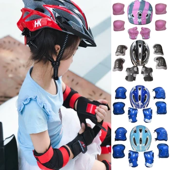 High Quality 7PCS/set Children's Scooter Bike Helmet Knee Pads Elbow Pads and Wrist Support
High Quality 7PCS/set Children's Scooter Bike Helmet Knee Pads Elbow Pads and Wrist Support