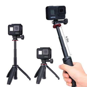 Ulanzi MT-09 Extendable Gopro Tripod Portable Mini Tripod for Gopro Hero 8 7 6 5 Black Session Osmo Action Camera
Ulanzi MT-09 Extendable Gopro Tripod Portable Mini Tripod for Gopro Hero 8 7 6 5 Black Session Osmo Action Camera
