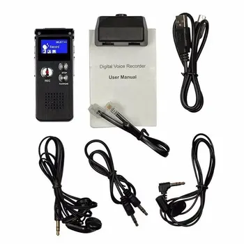 Multifunction Digital Voice Recorder 8G or 16G USB Rechargeable LCD Display Audio Voice Recording Dictaphone WAV MP3 Player
Multifunction Digital Voice Recorder 8G or 16G USB Rechargeable LCD Display Audio Voice Recording Dictaphone WAV MP3 Player