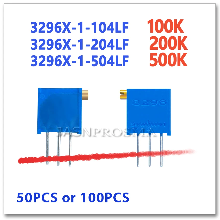 JASNPROSMA 3296X 50 шт. 100 шт. 100K 200K 500K 104 204 504 точность регулировки X 3296X-1-104LF 3296X-1-204LF 3296X-1-504LF Ом
JASNPROSMA 3296X 50 шт. 100 шт. 100K 200K 500K 104 204 504 точность регулировки X 3296X-1-104LF 3296X-1-204LF 3296X-1-504LF Ом