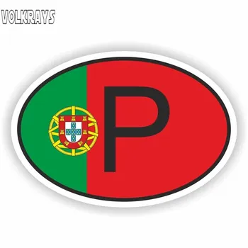 Volkrays Personality Car Sticker P Portugal Country Code Motorcycle Accessories Waterproof Cover Scratches Vinyl Decal,6cm*9cm
Volkrays Personality Car Sticker P Portugal Country Code Motorcycle Accessories Waterproof Cover Scratches Vinyl Decal,6cm*9cm
