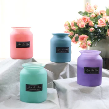 Mini Glass Vases Hydroponic Container Home Decoration Simple Inkjet Color Vases YU-Home
Mini Glass Vases Hydroponic Container Home Decoration Simple Inkjet Color Vases YU-Home