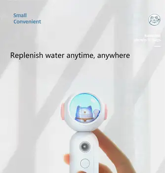 Lucky Cat Moisture Meter Face Steamer Nano Atomization Mist Face Sprayer Portable Humidifier USB Charging Maquina Facial Visible
Lucky Cat Moisture Meter Face Steamer Nano Atomization Mist Face Sprayer Portable Humidifier USB Charging Maquina Facial Visible
