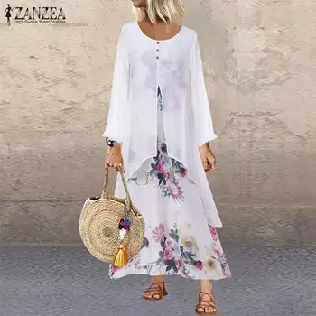 ZANZEA Spring Long Sleeve Patchwork Bohemian Long Dress Women Floral Printed Sundress Femme Robe Kaftan Party Maxi Vestido Tunic
ZANZEA Spring Long Sleeve Patchwork Bohemian Long Dress Women Floral Printed Sundress Femme Robe Kaftan Party Maxi Vestido Tunic