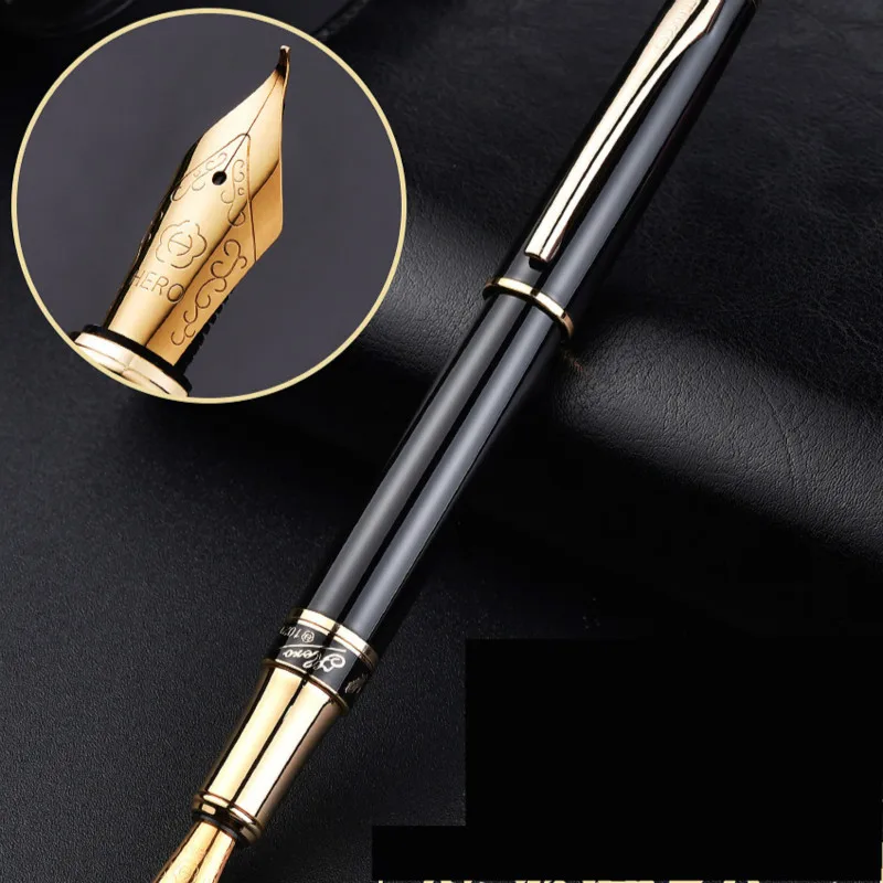 

HERO Fountain Pen Art Calligraphy Pen Pluma Estilografica Special Men High-end Exquisite Business Signature Pens Adult Students