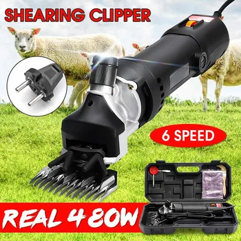 850W 220V 6 Gears Speed Electric Sheep Goat Shearing Machine Clipper Farm Shears Cutter Wool scissor Cut Machine With Box
850W 220V 6 Gears Speed Electric Sheep Goat Shearing Machine Clipper Farm Shears Cutter Wool scissor Cut Machine With Box