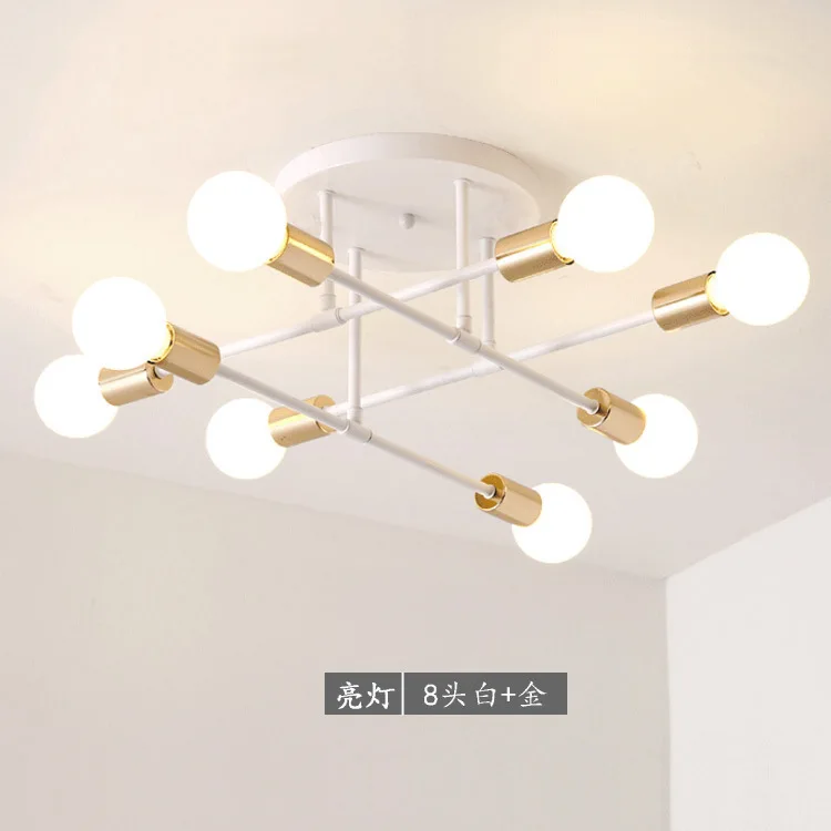 Multiple Rod Wrought Iron Ceiling Light Retro Industrial Loft Nordic Dome Lamp for Home Decor Dinning Cafe Bar
Multiple Rod Wrought Iron Ceiling Light Retro Industrial Loft Nordic Dome Lamp for Home Decor Dinning Cafe Bar