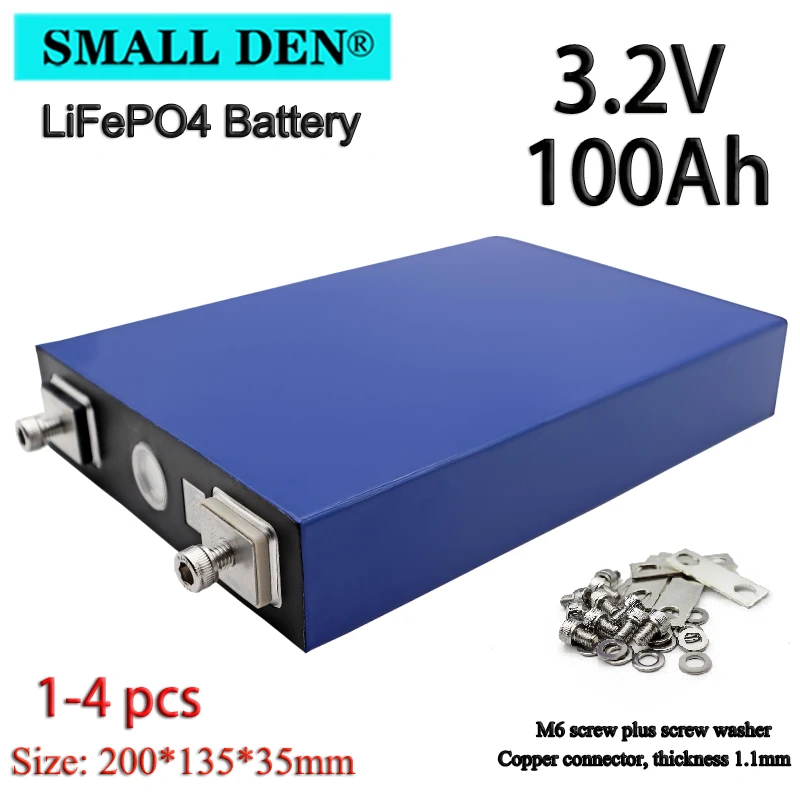 1PCS 3.2V 100Ah LiFePO4 battery 3C high current 100000mAh large capacity for make Boat batteries car batteriy DIY solar system
1PCS 3.2V 100Ah LiFePO4 battery 3C high current 100000mAh large capacity for make Boat batteries car batteriy DIY solar system