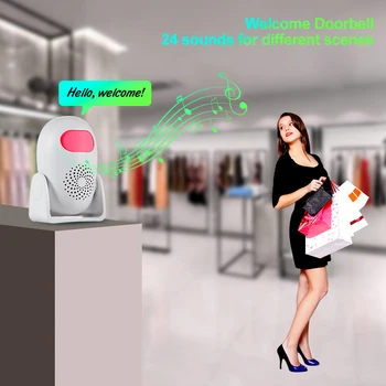 Kerui Remote Control Wireless Doorbell Alarm Sensor Motion Detection Door Bell USB Charger Welcome Alarm System Smart Home
Kerui Remote Control Wireless Doorbell Alarm Sensor Motion Detection Door Bell USB Charger Welcome Alarm System Smart Home